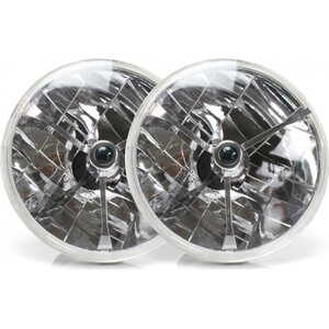 AutoLoc - AUTLENB1AS - Tri-Bar Headlights Pair w/Replaceable Color Dots