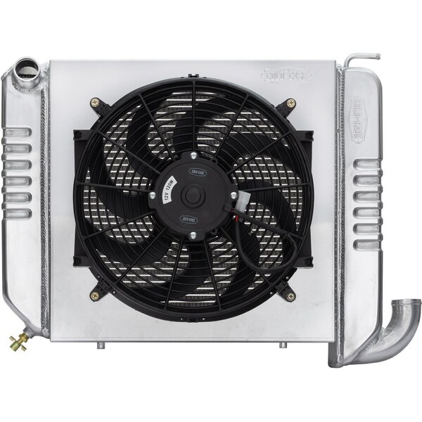 Cold Case Radiators - 63 - 64 Corvette Radiator W/ 16In Fan Kit 22.6In