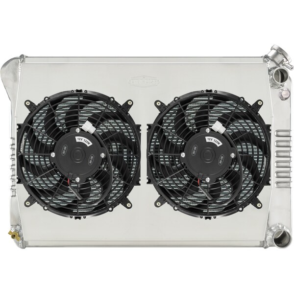 Cold Case Radiators - 68 - 79 Nova Radiator Ls Ls Swap Dual 12In Fan 28.35In