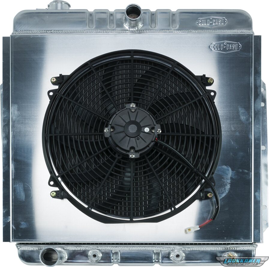 Cold Case Radiators - FOT576AK - 56 Ford F 100 Aluminum Performance Radiator And 16 Inch Fan Kit