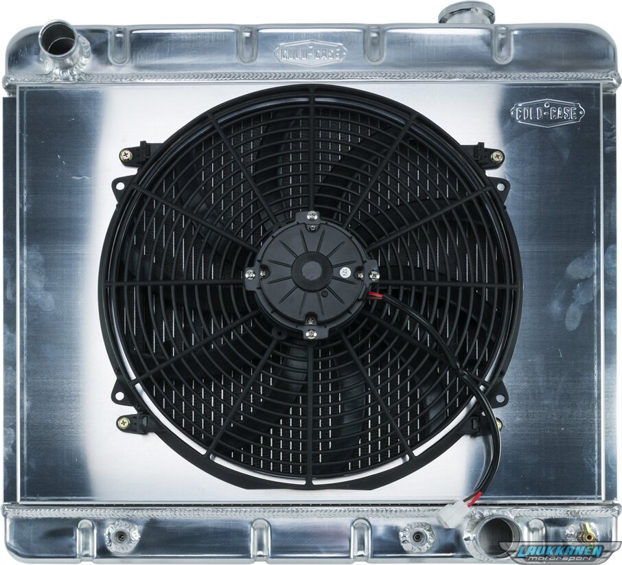 Cold Case Radiators - GMT555AK - 66 Chevy/Gmc Pickup Truck Aluminum Radiator And 16 Inch Fan Kit At
