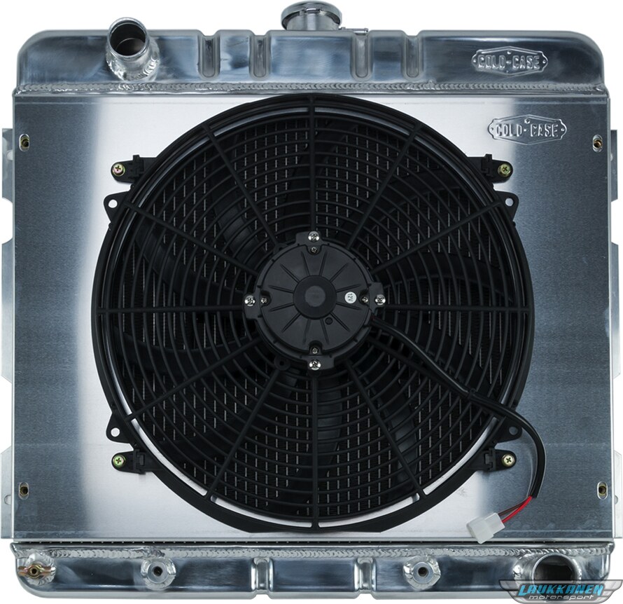 Cold Case Radiators - MOP755AK - 72 A,B Body Sb Aluminum Performance Radiator And 16 Inch Fan Kit At 17X 22 Inch