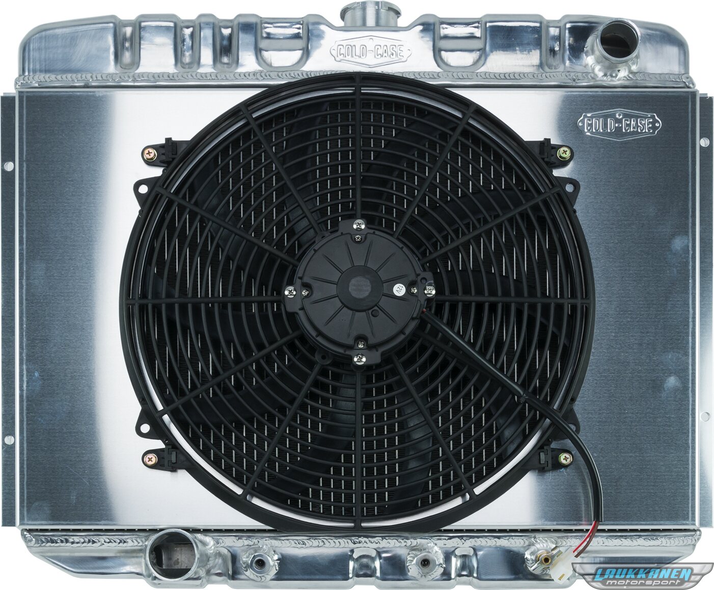 Cold Case Radiators - FOM588AK - 70 Mustang Bb 24 Inch Aluminum Performance Radiator And 16 Fan Kit At
